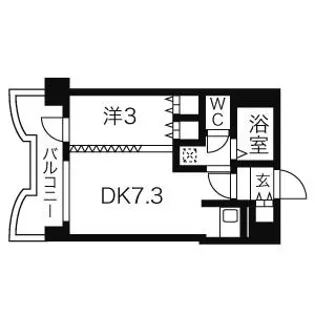 札幌ビオス館【8階】の間取り