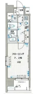 パークウェル三田【14階】の間取り