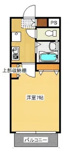 ハッピィパレス【5階】の間取り