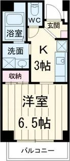 リバーシティハイツOkada【4階】の間取り