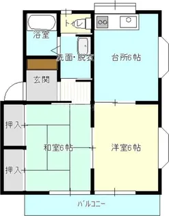 ドミールフジタ【2階】の間取り