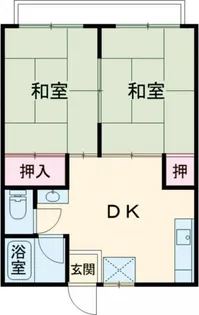 南原ハイツ(みなみはら)【1階】の間取り