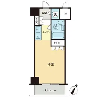 パーク・ノヴァ川崎【8階】の間取り