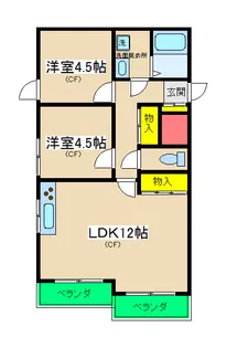 ドルチェファミール【1階】の間取り