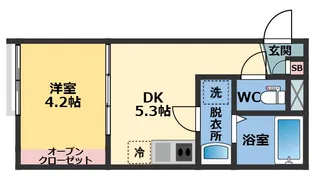 メゾン・ドゥ・アッシュ赤羽【1階】の間取り