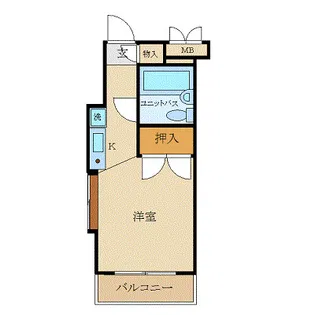 サンパレス花小金井【2階】の間取り