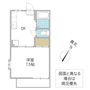 ドミール牛久【1階】の間取り