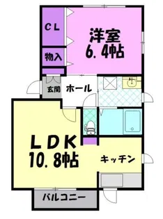 メゾン小里 B【1階】の間取り