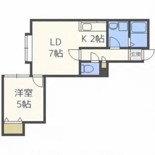 Flora【2階】の間取り