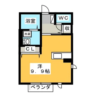 ハイツKANAI 2【1階】の間取り