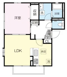 ジュネス(向陽台)【1階】の間取り