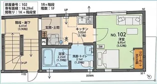Hope南千住【3階】の間取り