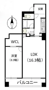 ブラービ南船場【5階】の間取り