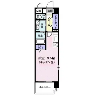 パラッツオ・エテルナ【2階】の間取り