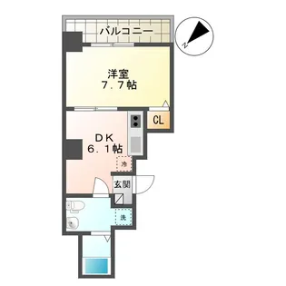 長崎県長崎市桜町【マンション】の間取り