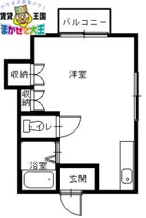 マツキハイツ【2階】の間取り