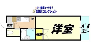 グラスコート【5階】の間取り