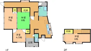岡山県玉野市和田2【一戸建】の間取り