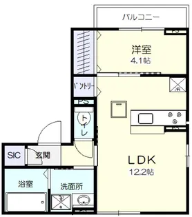 コトーコバ II【1階】の間取り