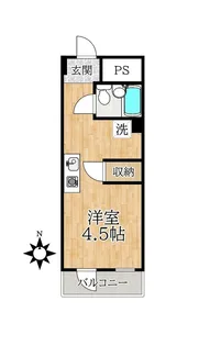 西村アパートメント【2階】の間取り