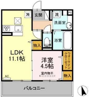 ドゥズィエム串戸【3階】の間取り