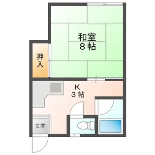 Sハイツ【2階】の間取り