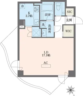 ジュールA【11階】の間取り