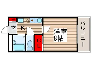 フェリス蔵元【4階】の間取り