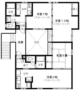 ヴィラ・クラルテ【2階】の間取り