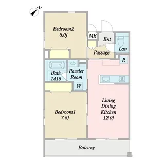 グランセレッソ【4階】の間取り