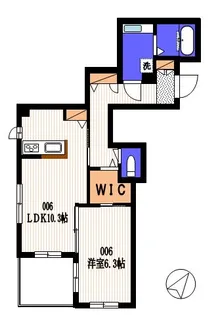 ロータス【1階】の間取り