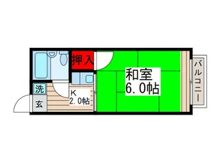 モデラ-トハイツ【2階】の間取り