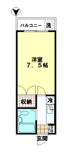 コーポ榎本【1階】の間取り