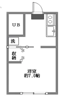コーポビバリーヒル【1階】の間取り
