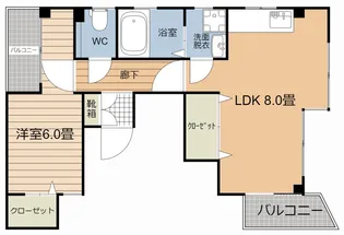 鴨池山元ビル【7階】の間取り