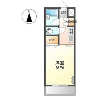 Studio Enchate公園前【2階】の間取り