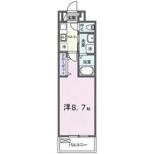 広島県安芸郡府中町鶴江2【アパート】の間取り