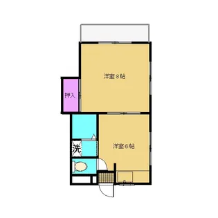 シャロム新町【3階】の間取り