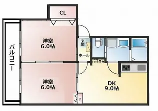 ドリーム江津【1階】の間取り