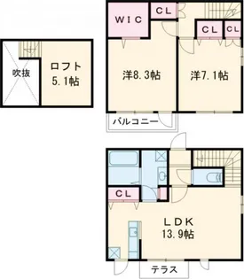 東京都武蔵野市吉祥寺北町3【一戸建】の間取り