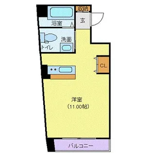 フラワーシティINブラボン【7階】の間取り