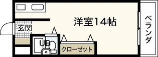 中西ビル【3階】の間取り
