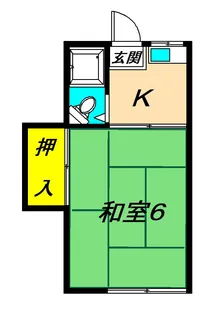 松月荘【1階】の間取り