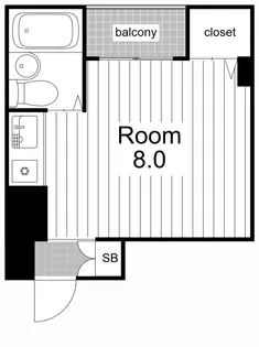 ジュネス関目II【4階】の間取り