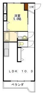 オーエヴァーレ【2階】の間取り