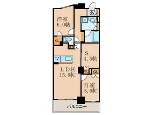 ウィルローズ京都御陵【4階】の間取り