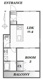 ピース・アレグリア【1階】の間取り