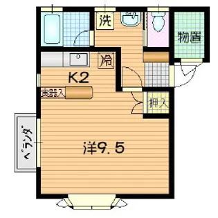 エコール【2階】の間取り
