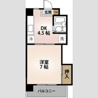 エステイト多賀【2階】の間取り