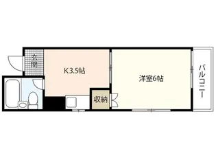 向田ビル【4階】の間取り